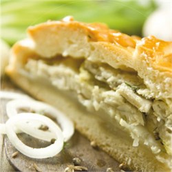 Пирог с морским языком и рисом 1038847